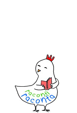 Logo petite poule qui lit